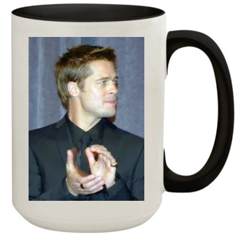 Brad Pitt 15oz Colored Inner & Handle Mug