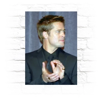 Brad Pitt Metal Wall Art