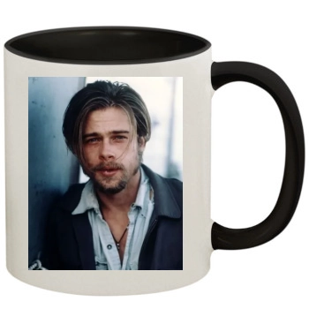 Brad Pitt 11oz Colored Inner & Handle Mug