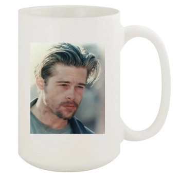 Brad Pitt 15oz White Mug