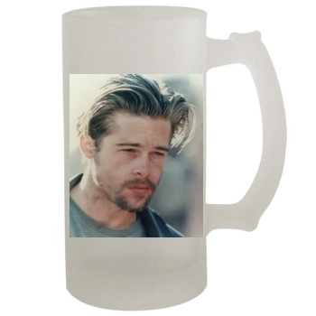 Brad Pitt 16oz Frosted Beer Stein