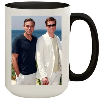 Brad Pitt 15oz Colored Inner & Handle Mug