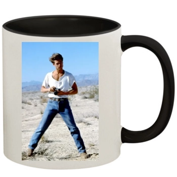 Brad Pitt 11oz Colored Inner & Handle Mug