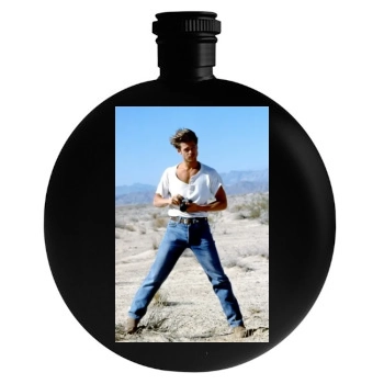 Brad Pitt Round Flask