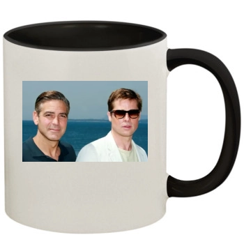 Brad Pitt 11oz Colored Inner & Handle Mug