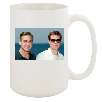 Brad Pitt 15oz White Mug