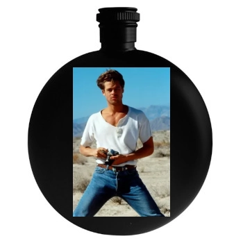 Brad Pitt Round Flask