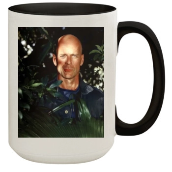 Bruce Willis 15oz Colored Inner & Handle Mug