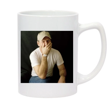 Bruce Willis 14oz White Statesman Mug