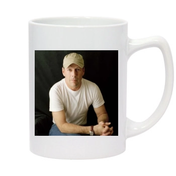 Bruce Willis 14oz White Statesman Mug