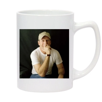 Bruce Willis 14oz White Statesman Mug