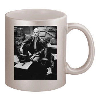 Bruce Willis 11oz Metallic Silver Mug