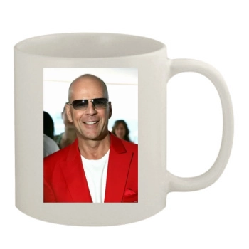 Bruce Willis 11oz White Mug