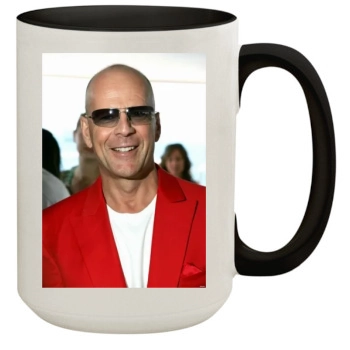 Bruce Willis 15oz Colored Inner & Handle Mug