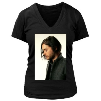 Jared Leto Women's Deep V-Neck TShirt