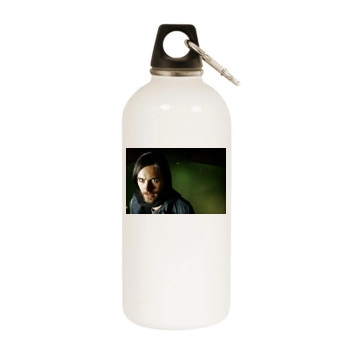 Jared Leto White Water Bottle With Carabiner