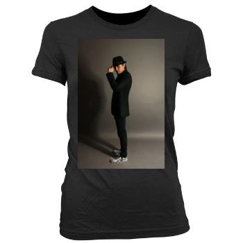 Jared Leto Women's Junior Cut Crewneck T-Shirt