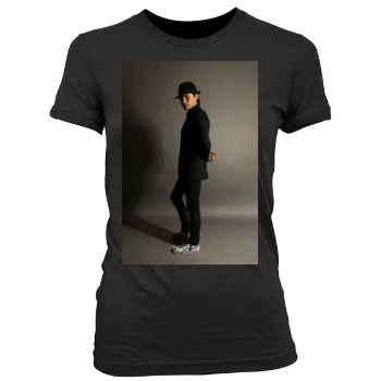 Jared Leto Women's Junior Cut Crewneck T-Shirt