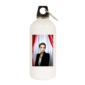 Whitney Port White Water Bottle With Carabiner