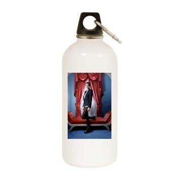 Whitney Port White Water Bottle With Carabiner