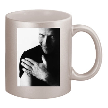 Bruce Willis 11oz Metallic Silver Mug