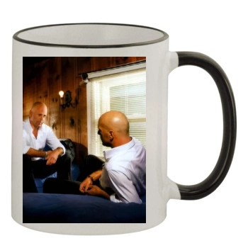 Bruce Willis 11oz Colored Rim & Handle Mug