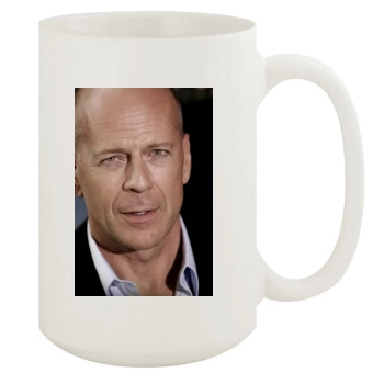 Bruce Willis 15oz White Mug