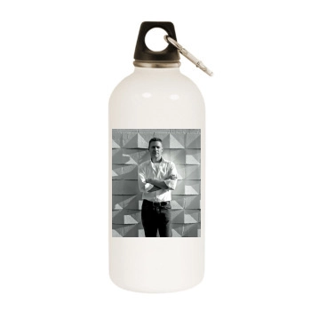 Bryan Adams White Water Bottle With Carabiner