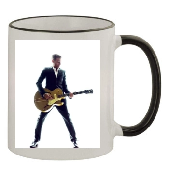 Bryan Adams 11oz Colored Rim & Handle Mug