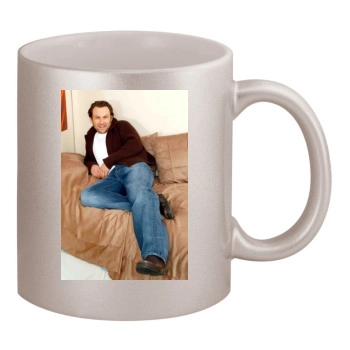 Christian Slater 11oz Metallic Silver Mug