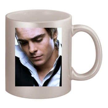 Zac Efron 11oz Metallic Silver Mug