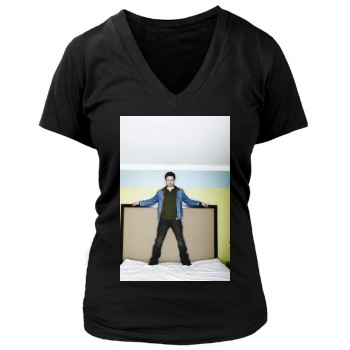 James Mcavoy Women's Deep V-Neck TShirt