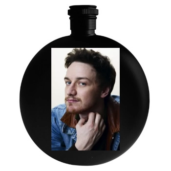 James Mcavoy Round Flask