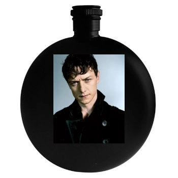 James Mcavoy Round Flask