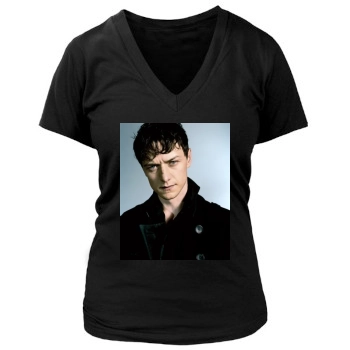 James Mcavoy Women's Deep V-Neck TShirt