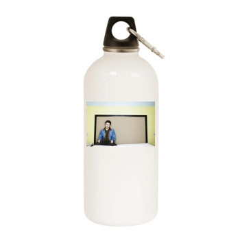 James Mcavoy White Water Bottle With Carabiner