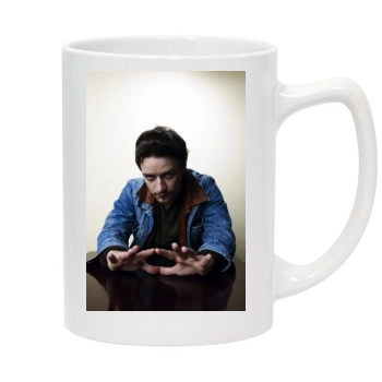 James Mcavoy 14oz White Statesman Mug