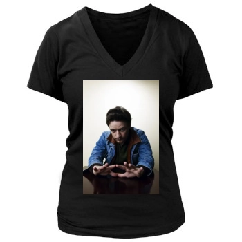 James Mcavoy Women's Deep V-Neck TShirt