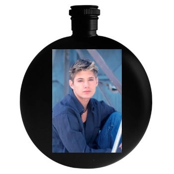 Jensen Ackles Round Flask