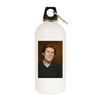 Willem Dafoe White Water Bottle With Carabiner