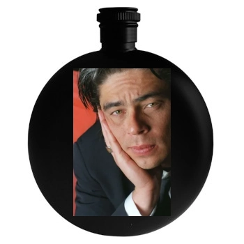 Benicio del Toro Round Flask