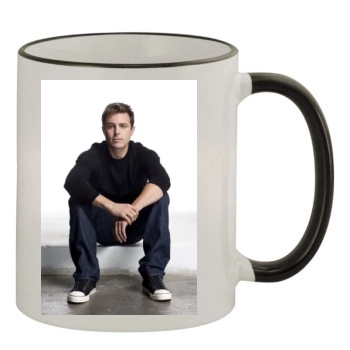 Casey Affleck 11oz Colored Rim & Handle Mug