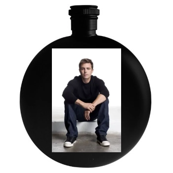 Casey Affleck Round Flask