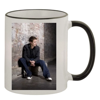 Casey Affleck 11oz Colored Rim & Handle Mug