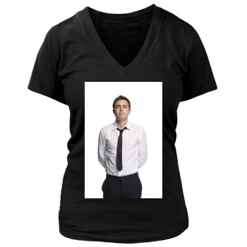 Casey Affleck Women's Deep V-Neck TShirt