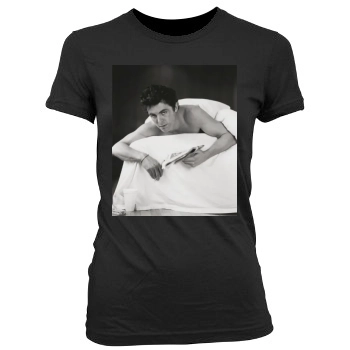 Casey Affleck Women's Junior Cut Crewneck T-Shirt
