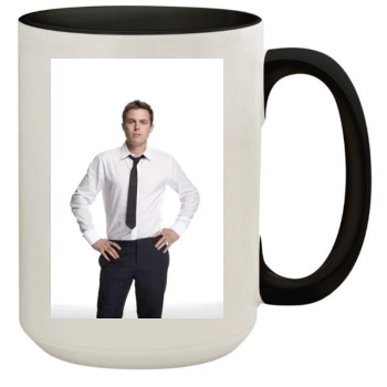 Casey Affleck 15oz Colored Inner & Handle Mug