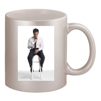 Casey Affleck 11oz Metallic Silver Mug