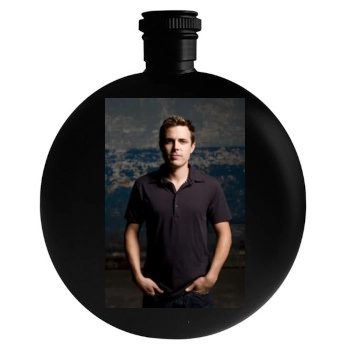 Casey Affleck Round Flask