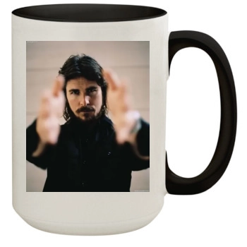 Christian Bale 15oz Colored Inner & Handle Mug